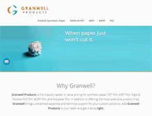 Tablet Screenshot of granwell.com